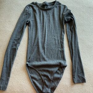 Grey Zara bodysuit